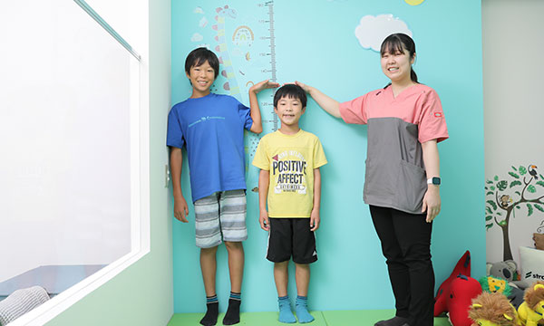 痛みが少ないから、お子さんも安心